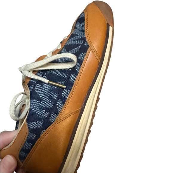 👟 Michael Kors - Jet Set Brown and Blue Trainer USED - Picture 6 of 15
